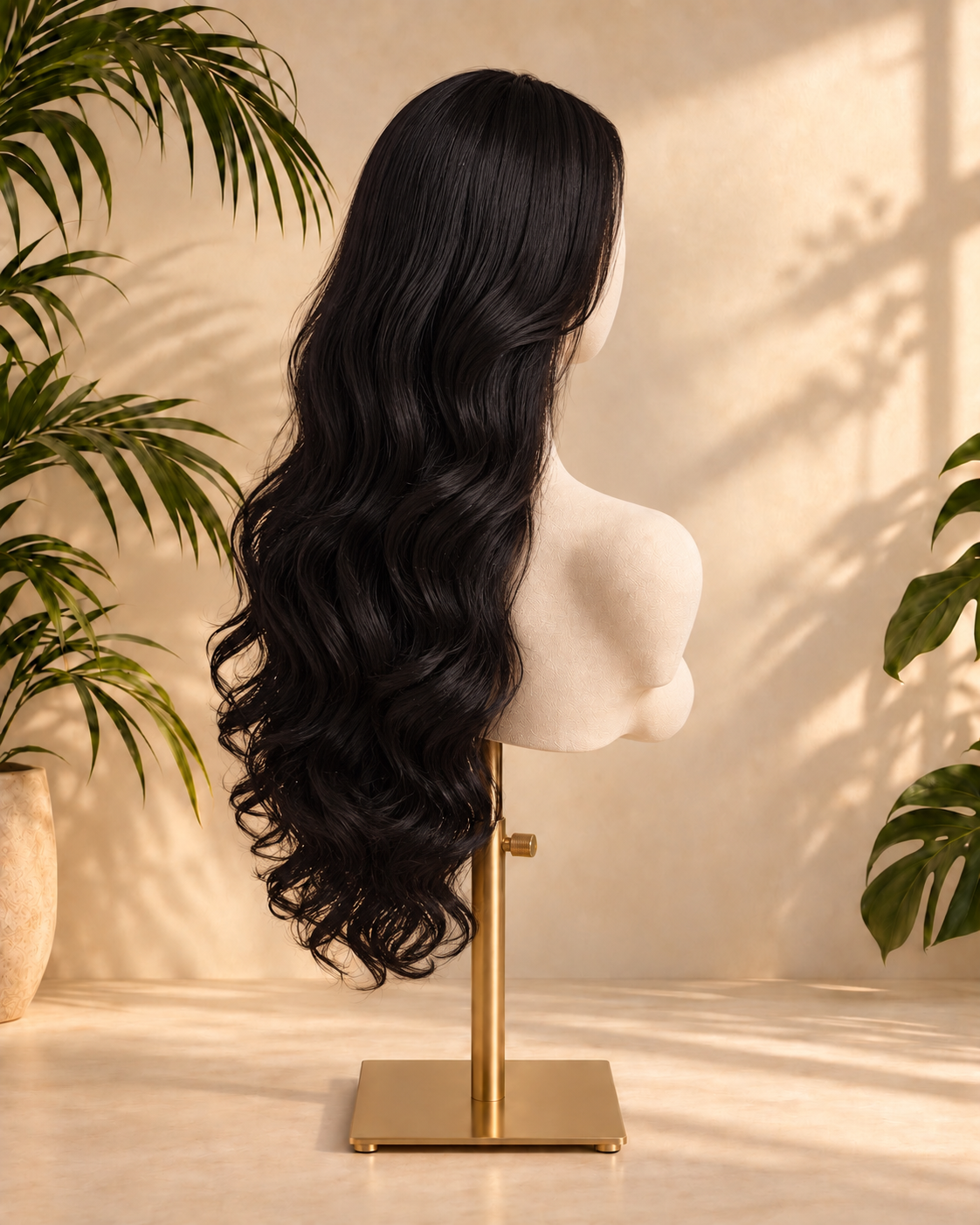 Aurora HD Lace Natural Black Body Wave 100% Human Hair Wig