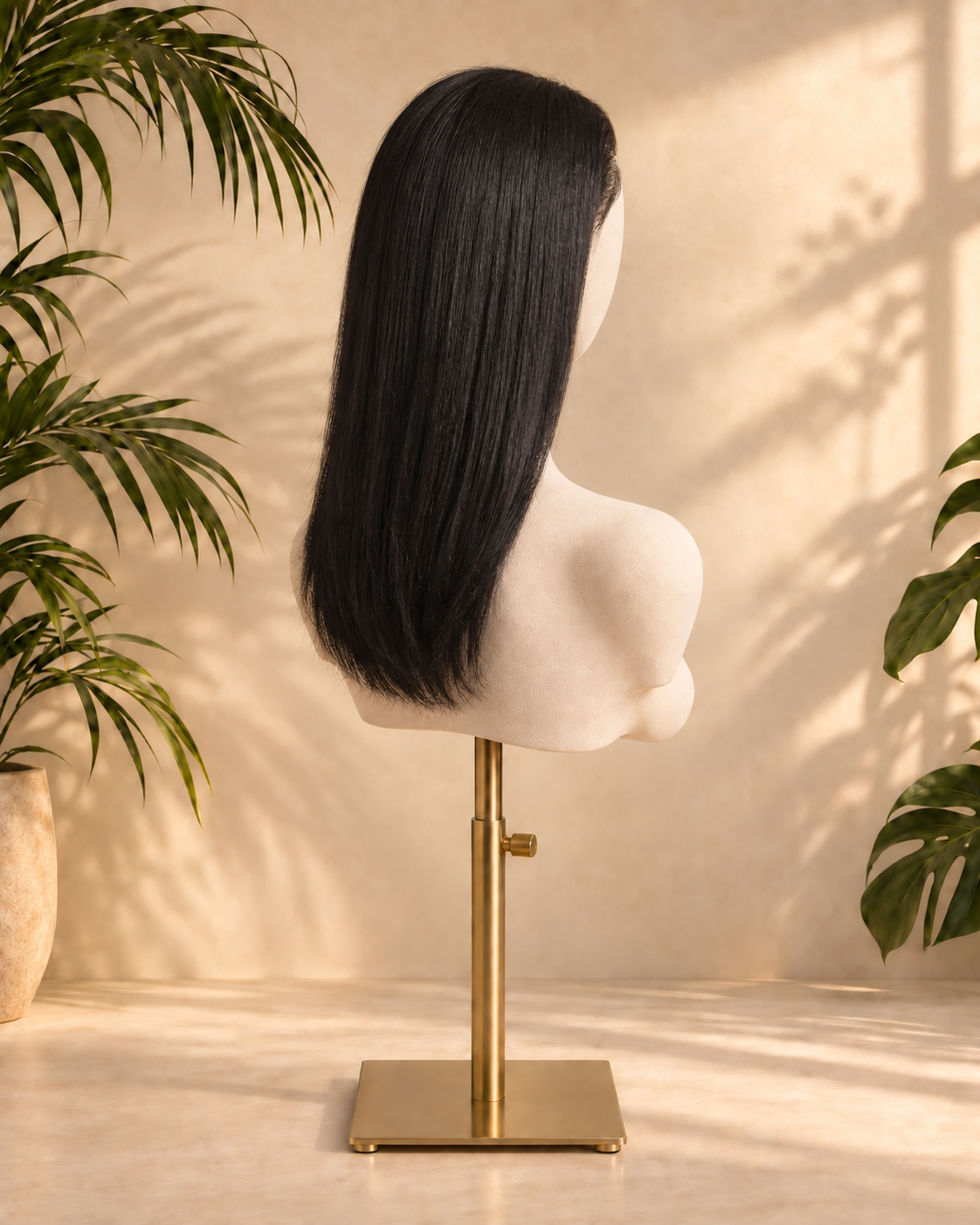 Aurora HD Lace Glueless Side Parted Natural Black 100% Human Hair Wig