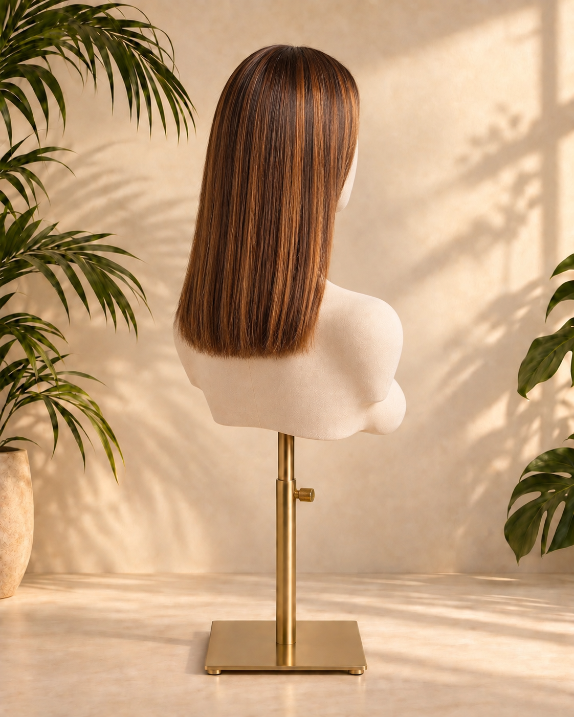 Aurora Front Lace Glueless Copper Brown Bob 100% Human Hair Wig
