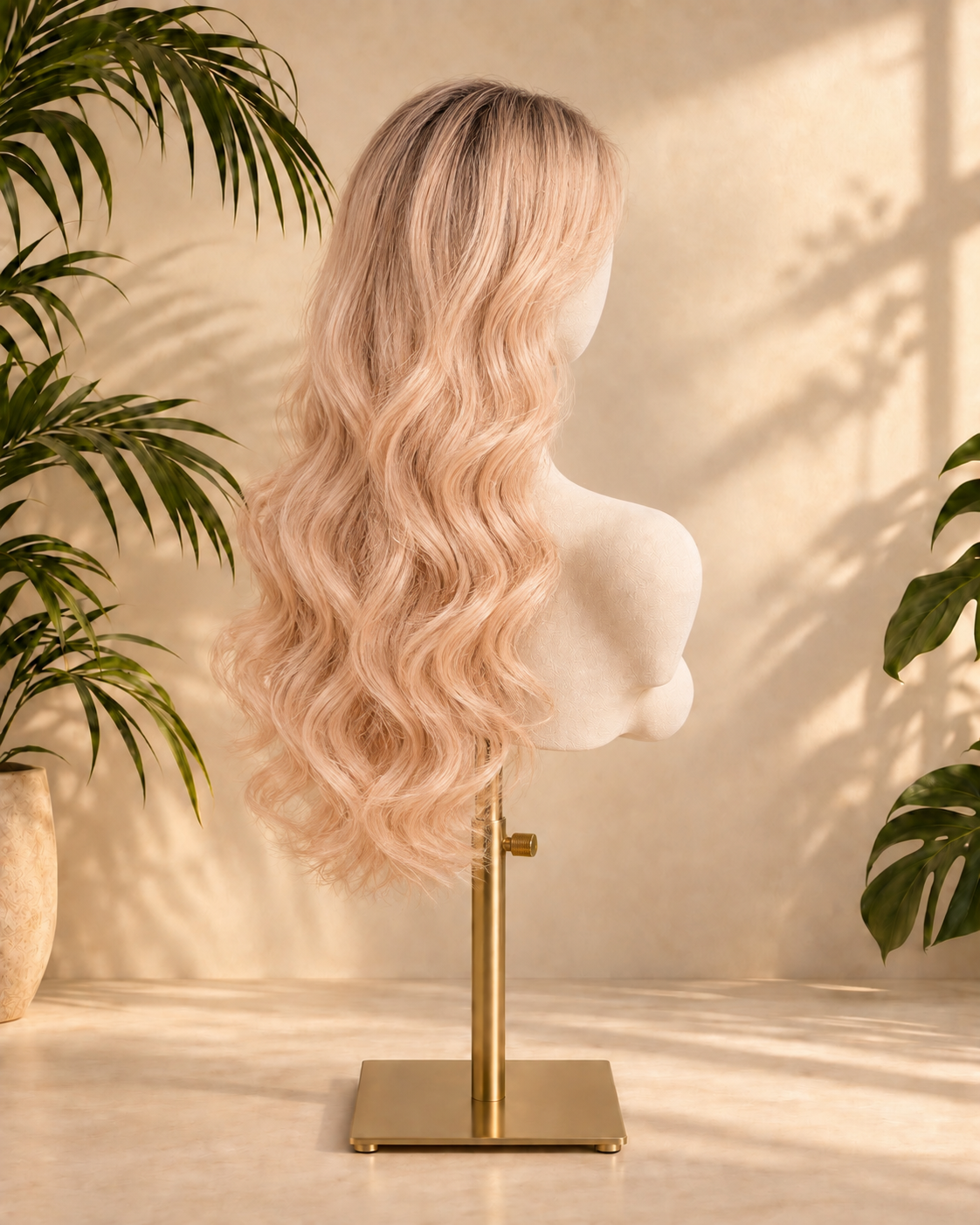 Aurora Front Lace Loose Waves Blonde 100% Human Hair Wig