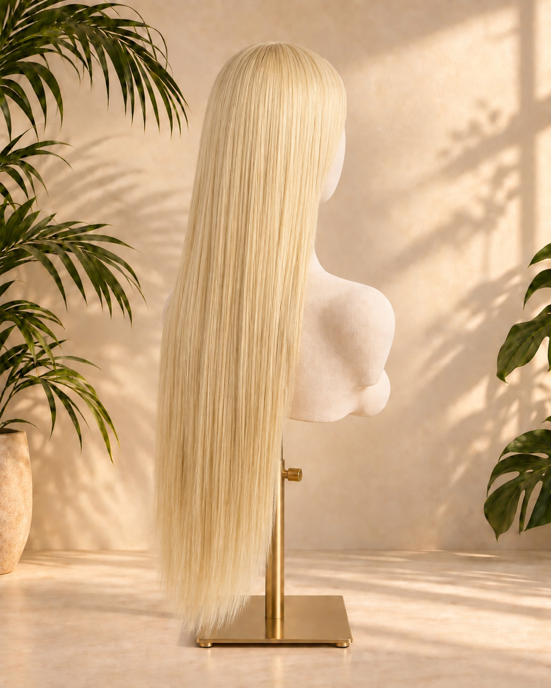 Aurora HD Lace Straight Pale Blonde 100% Human Hair Wig