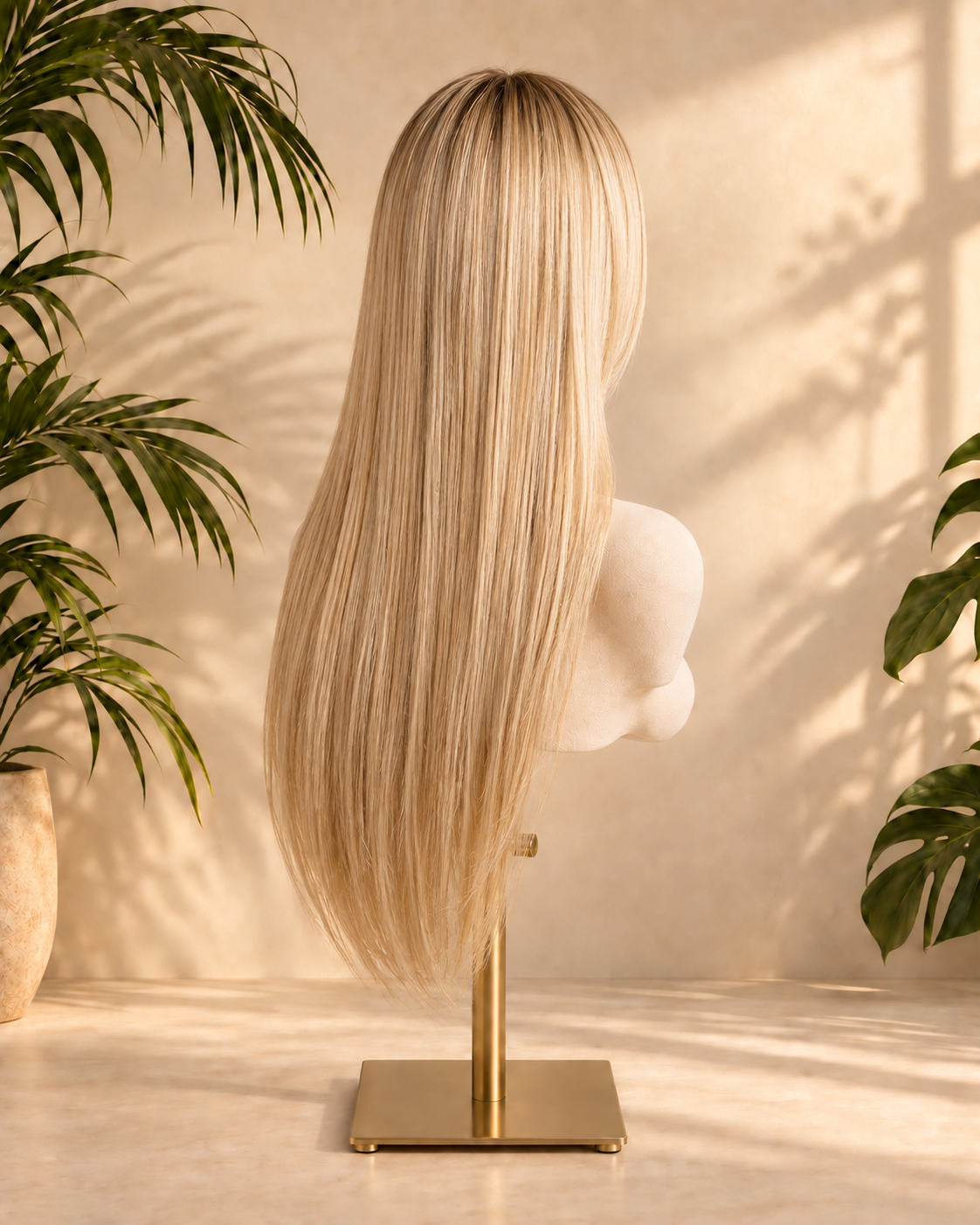 Aurora HD Lace Straight Golden Beige Blonde 100% Human Hair Wig
