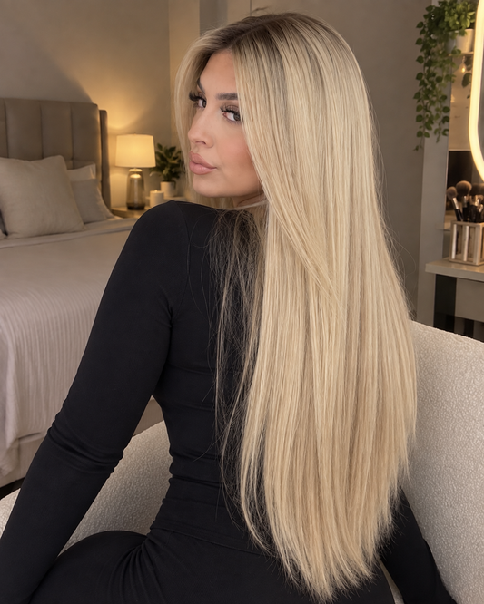 Aurora HD Lace Sleek Straight Blonde 100% Human Hair Wig