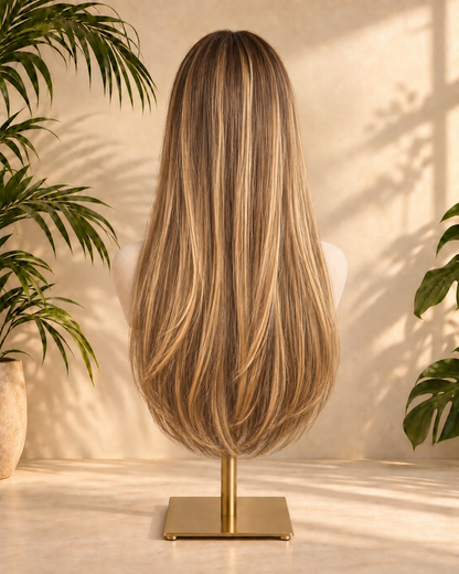 Aurora HD Lace Glueless Soft Wave Highlight 100% Human Hair Wig