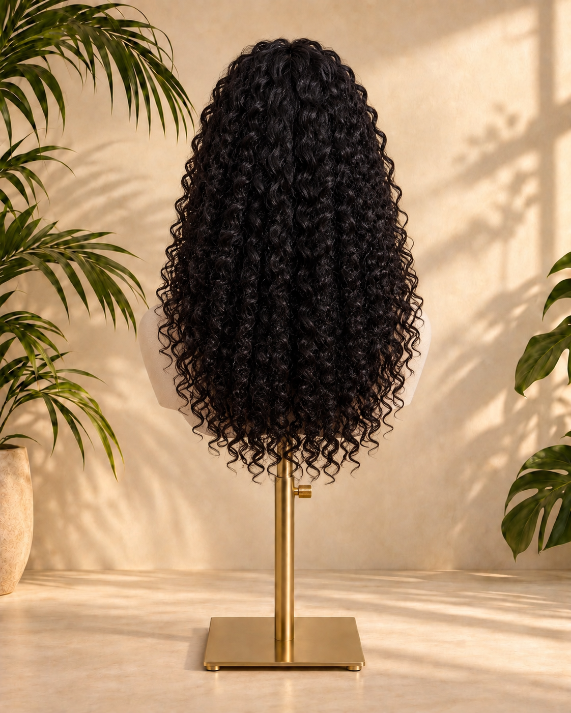Aurora HD Lace Glueless Dense Kinky Curly Natural Black 100% Human Hair Wig