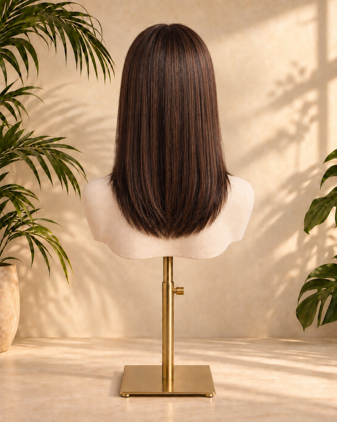 Aurora Front Lace Glueless Bob Brown 100% Human Hair Wig