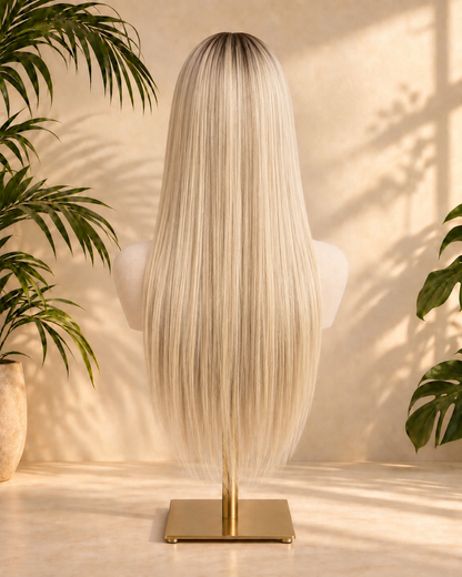 Aurora HD Lace Sleek Straight Blonde 100% Human Hair Wig