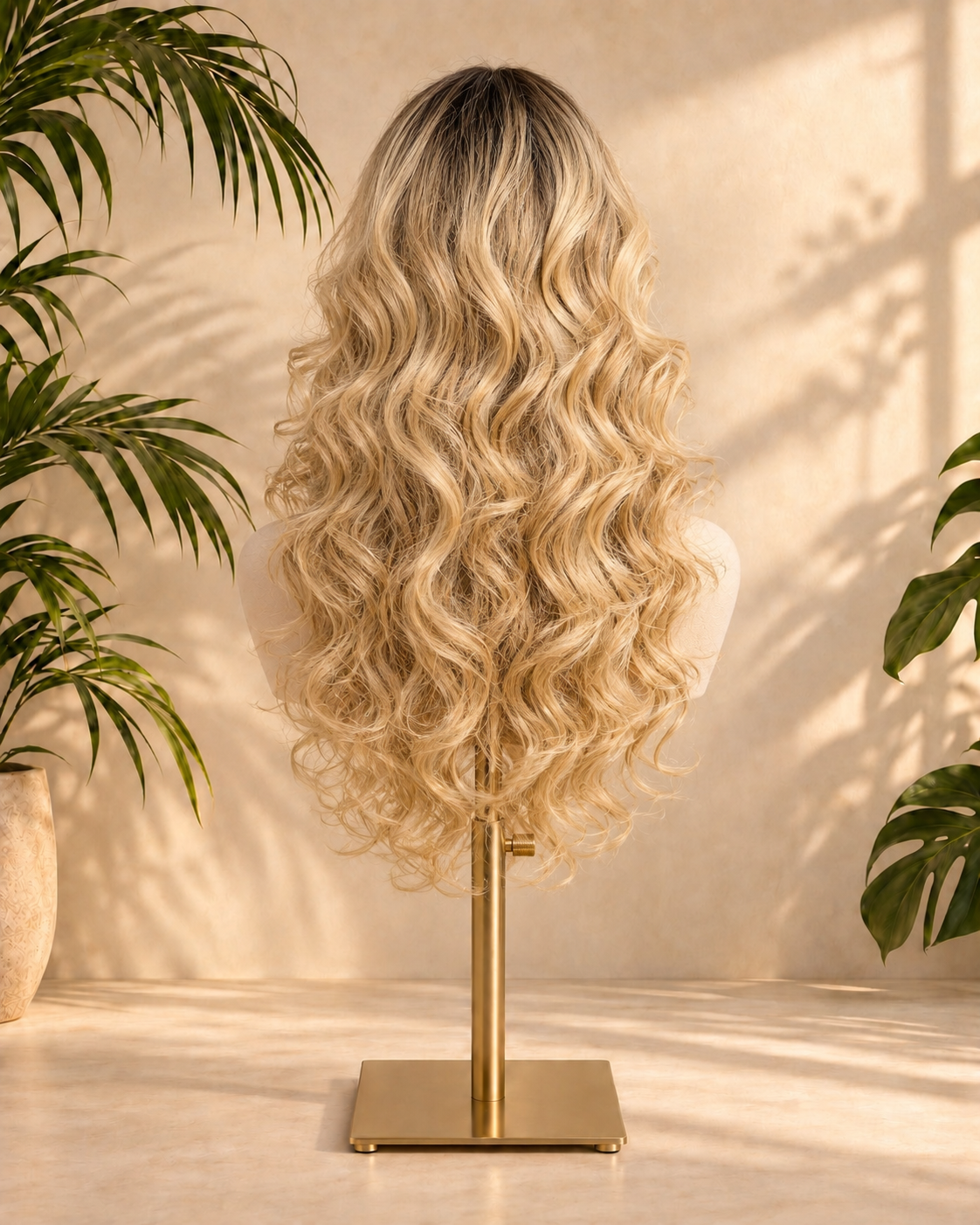 Aurora HD Lace Glueless Wavy Blonde 100% Human Hair Wig