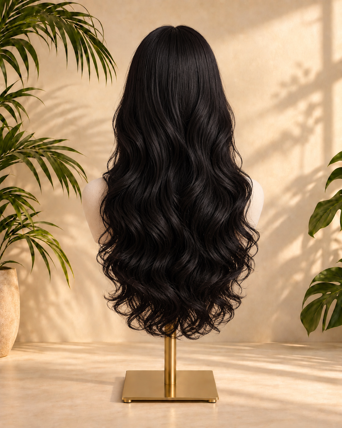 Aurora HD Lace Natural Black Body Wave 100% Human Hair Wig