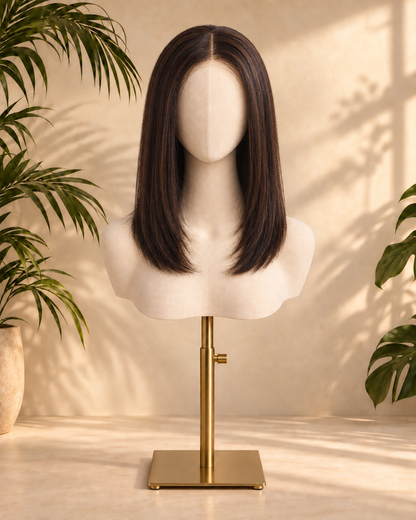 Aurora Front Lace Glueless Bob Brown 100% Human Hair Wig