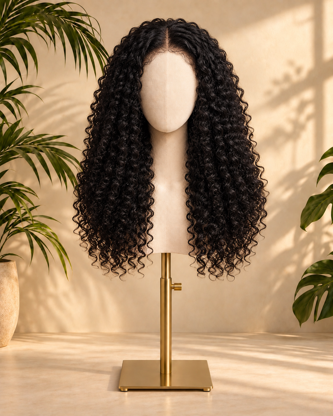 Aurora HD Lace Glueless Dense Kinky Curly Natural Black 100% Human Hair Wig