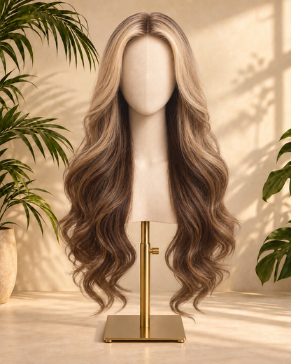 Aurora HD Lace Glueless Layered Body Wave Ombre 100% Human Hair Wig