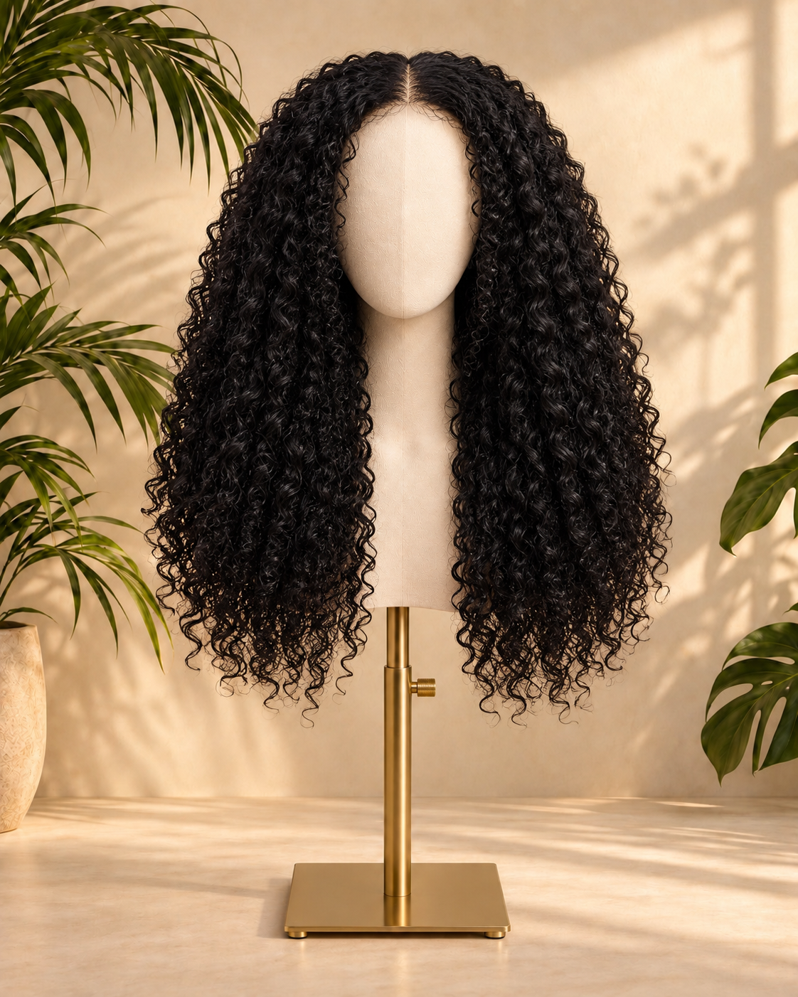 Aurora HD Lace Glueless Kinky Curly Natural Black 100% Human Hair Wig