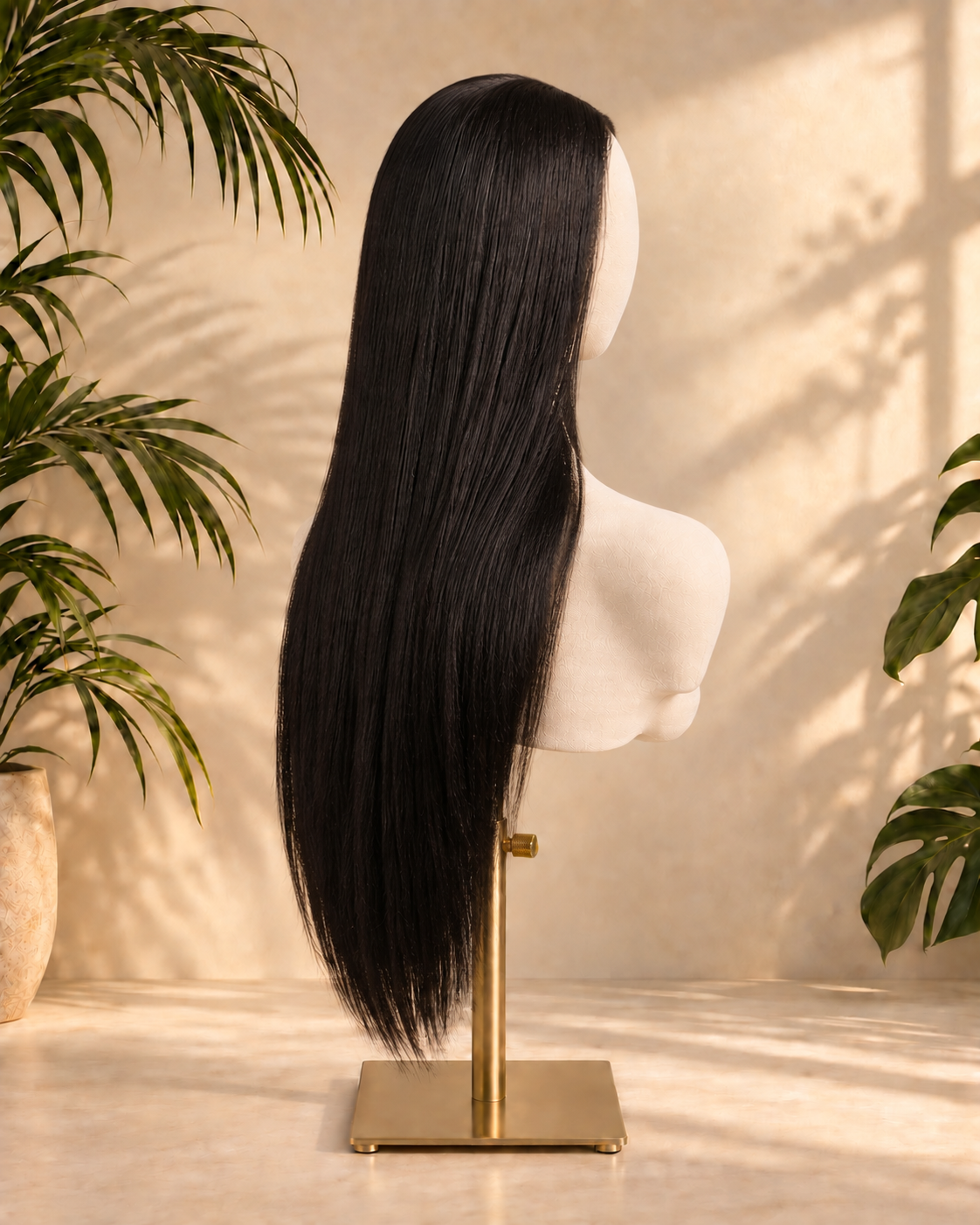 Aurora HD Lace Glueless Natural Black Straight 100% Human Hair Wig