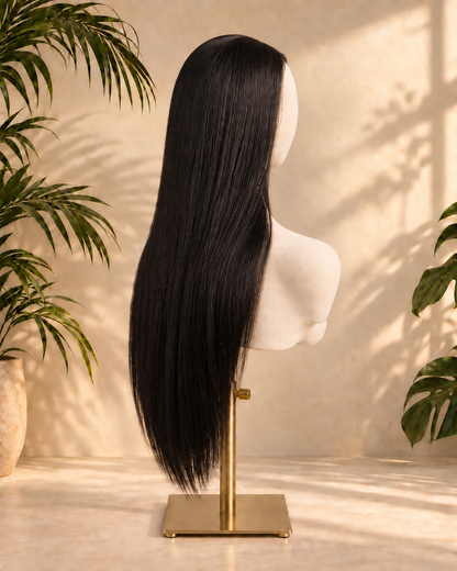 Aurora HD Lace Glueless Natural Black Straight 100% Human Hair Wig