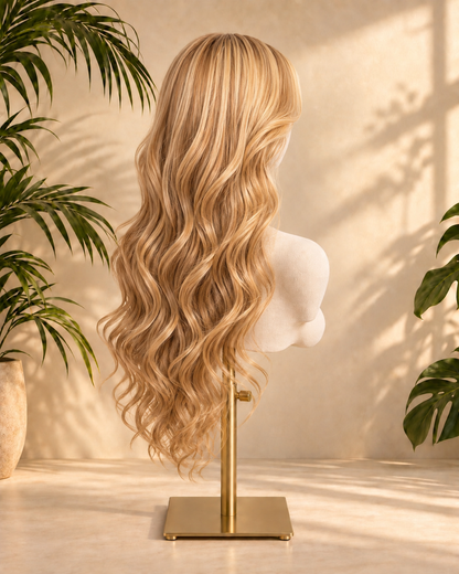 Aurora Front Lace Body Wave Golden Blonde 100% Human Hair Wig