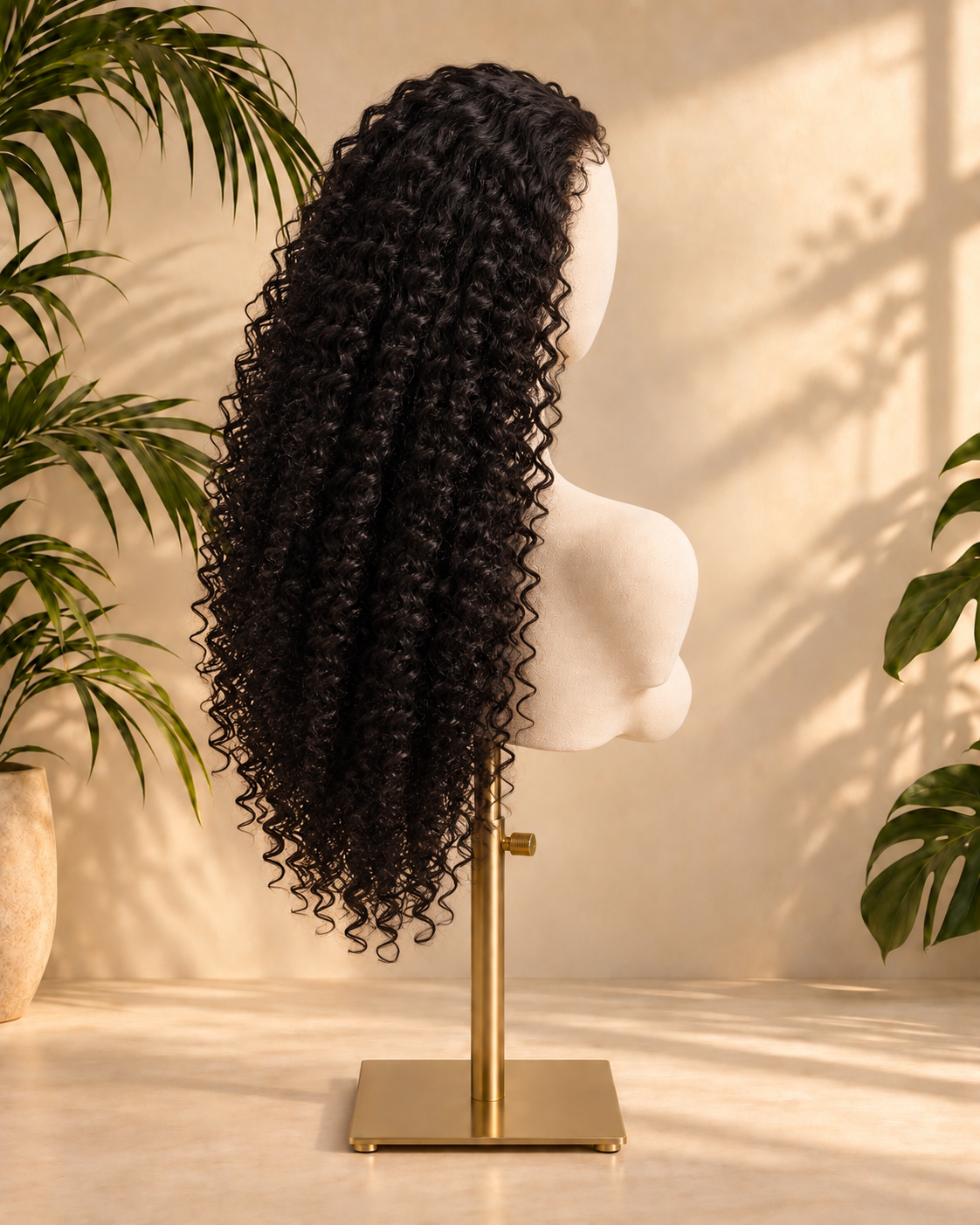 Aurora HD Lace High Volume Kinky Curly Natural Black 100% Human Hair Wig