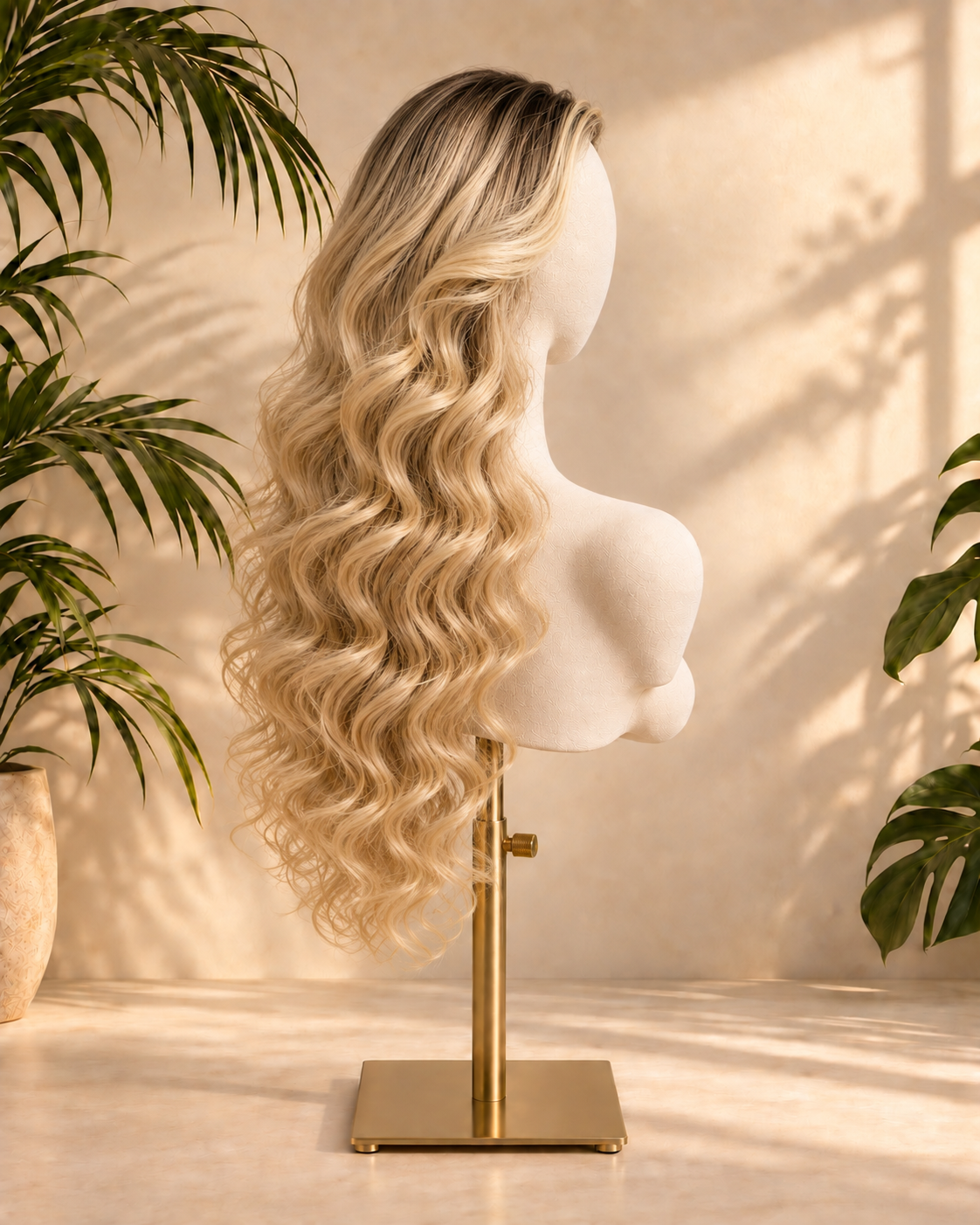 Aurora HD Lace Glueless Wavy Blonde 100% Human Hair Wig