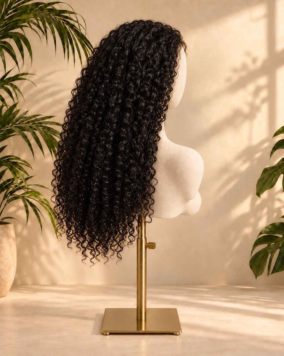 Aurora HD Lace Glueless Kinky Curly Natural Black 100% Human Hair Wig