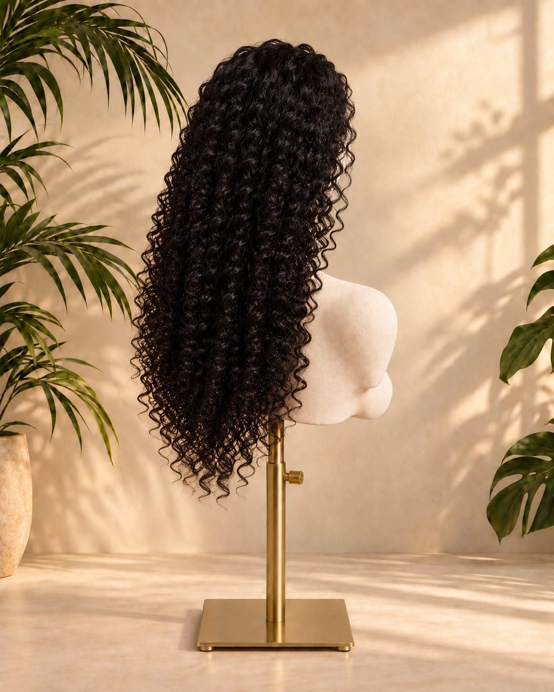 Aurora HD Lace Glueless Dense Kinky Curly Natural Black 100% Human Hair Wig