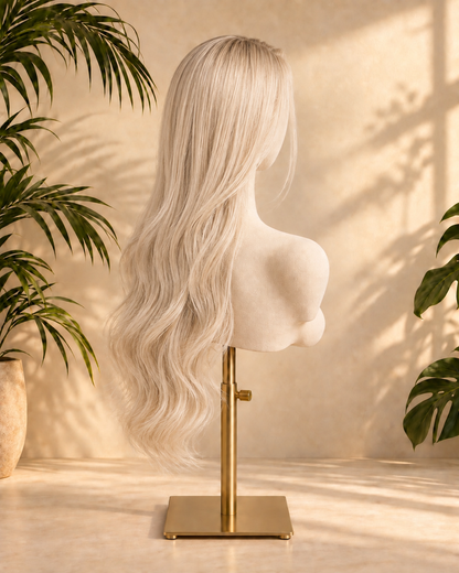 Aurora HD Lace Glueless Long Soft Wavy Blonde 100% Human Hair Wig