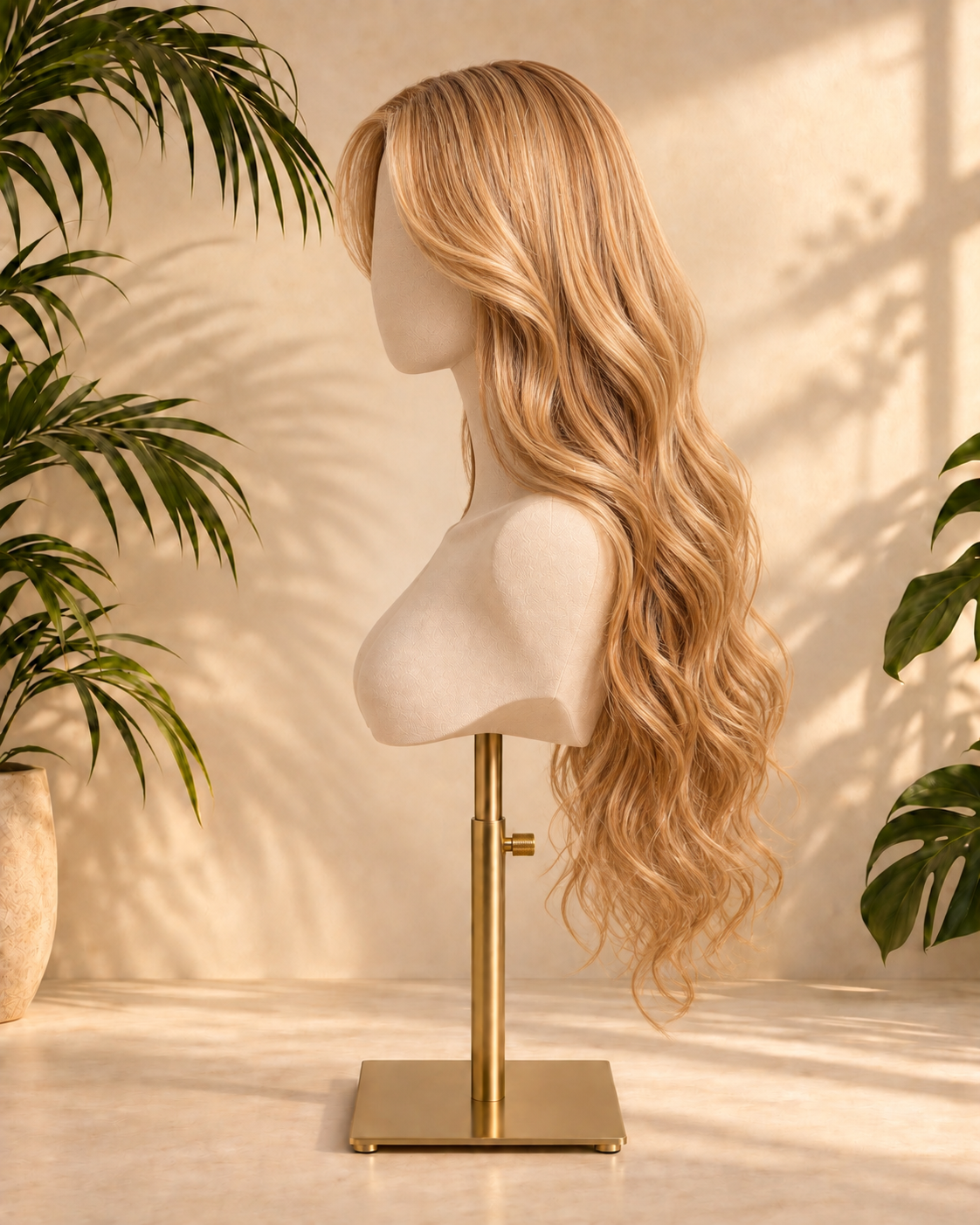 Aurora Front Lace Body Wave Golden Blonde 100% Human Hair Wig