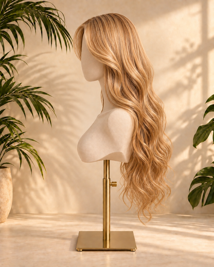 Aurora Front Lace Body Wave Golden Blonde 100% Human Hair Wig