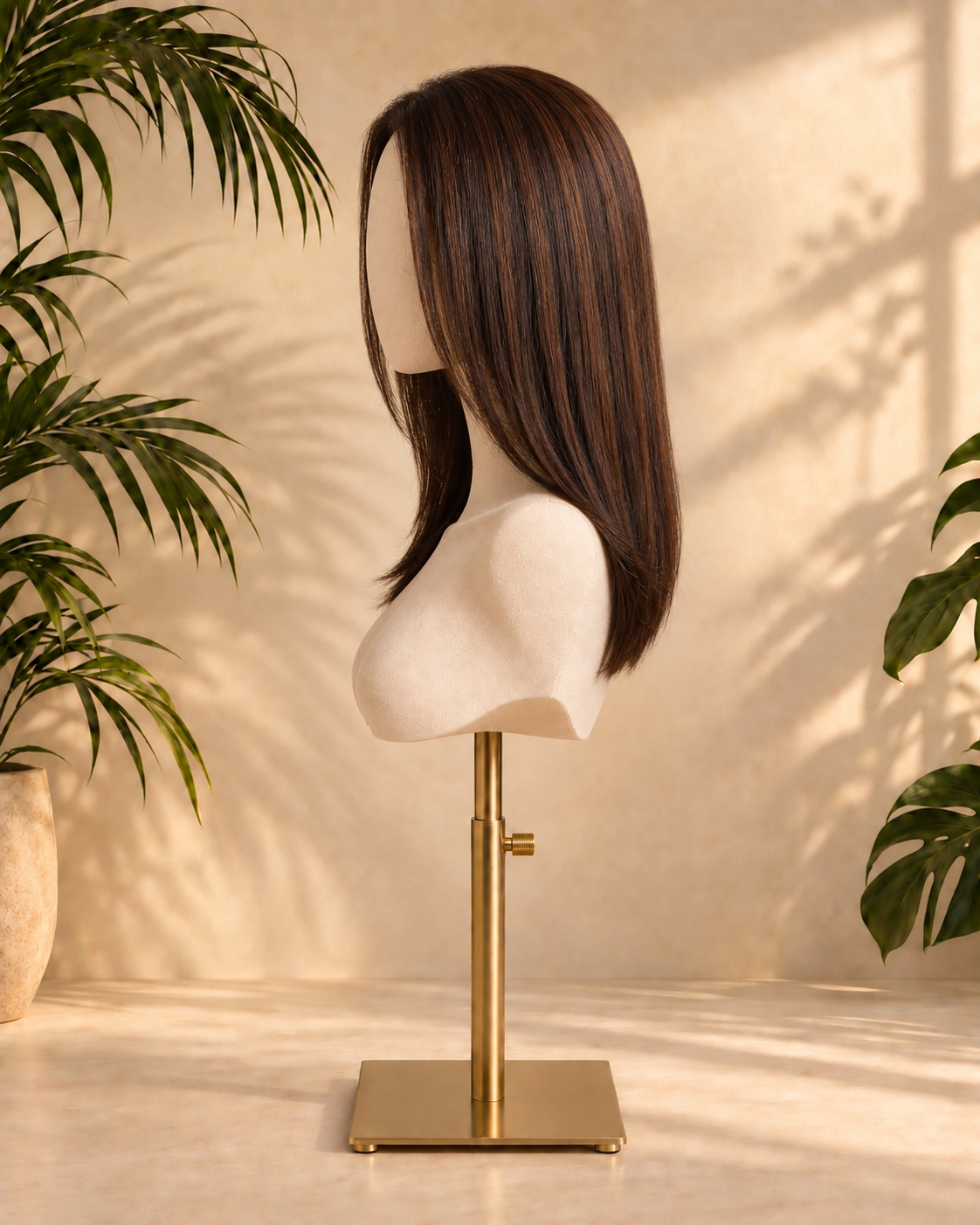 Aurora Front Lace Glueless Bob Brown 100% Human Hair Wig