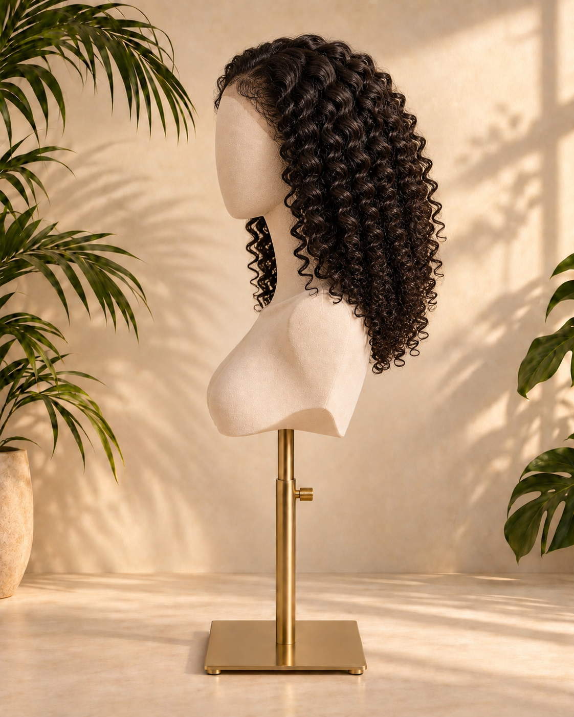 Aurora HD Lace Glueless Tightly Curly Natural Black 100% Human Hair Wig