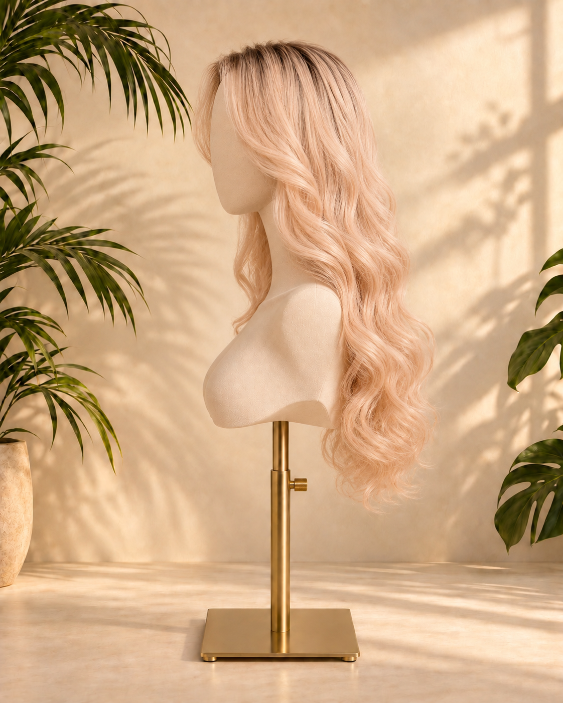 Aurora Front Lace Loose Waves Blonde 100% Human Hair Wig