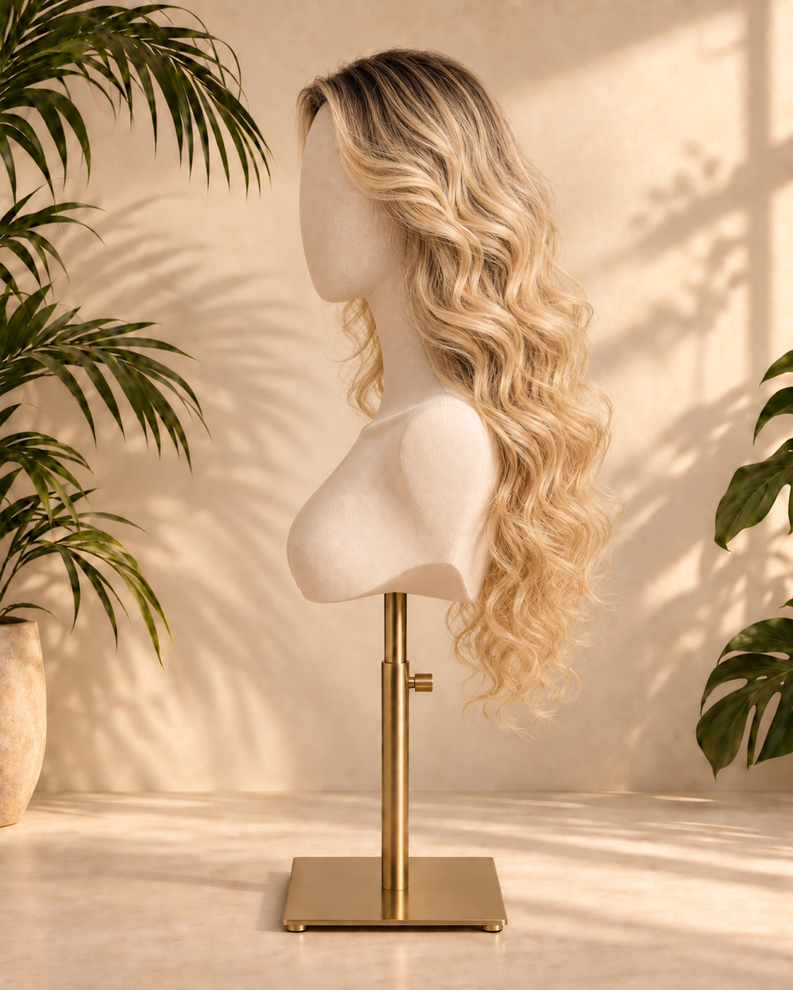 Aurora HD Lace Glueless Wavy Blonde 100% Human Hair Wig