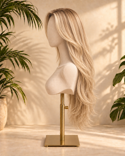 Aurora HD Lace Layered Golden Blonde 100% Human Hair Wig