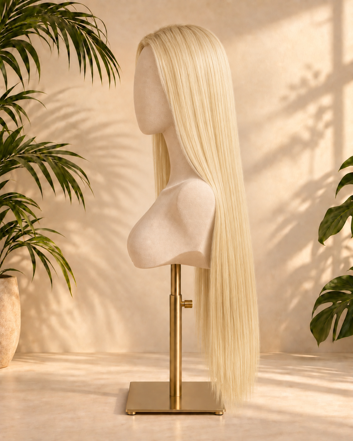 Aurora HD Lace Straight Pale Blonde 100% Human Hair Wig