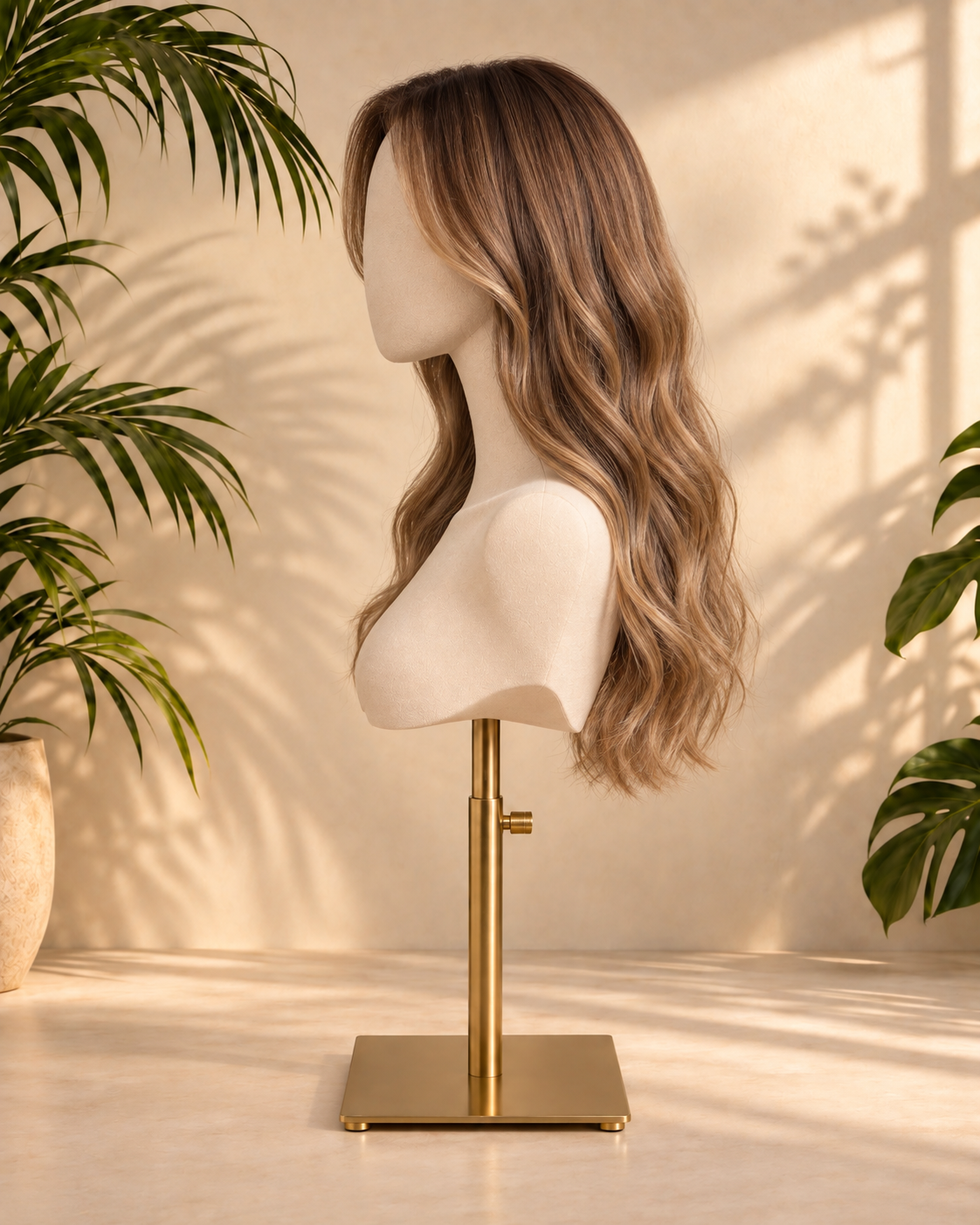 Aurora HD Lace Layered Wavy Champagne Beige Blonde 100% Human Hair Wig