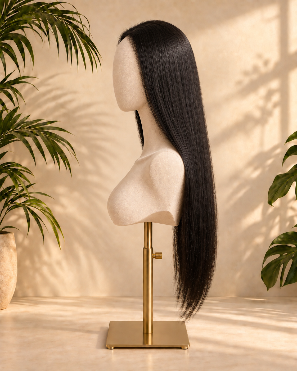 Aurora HD Lace Glueless Natural Black Straight 100% Human Hair Wig