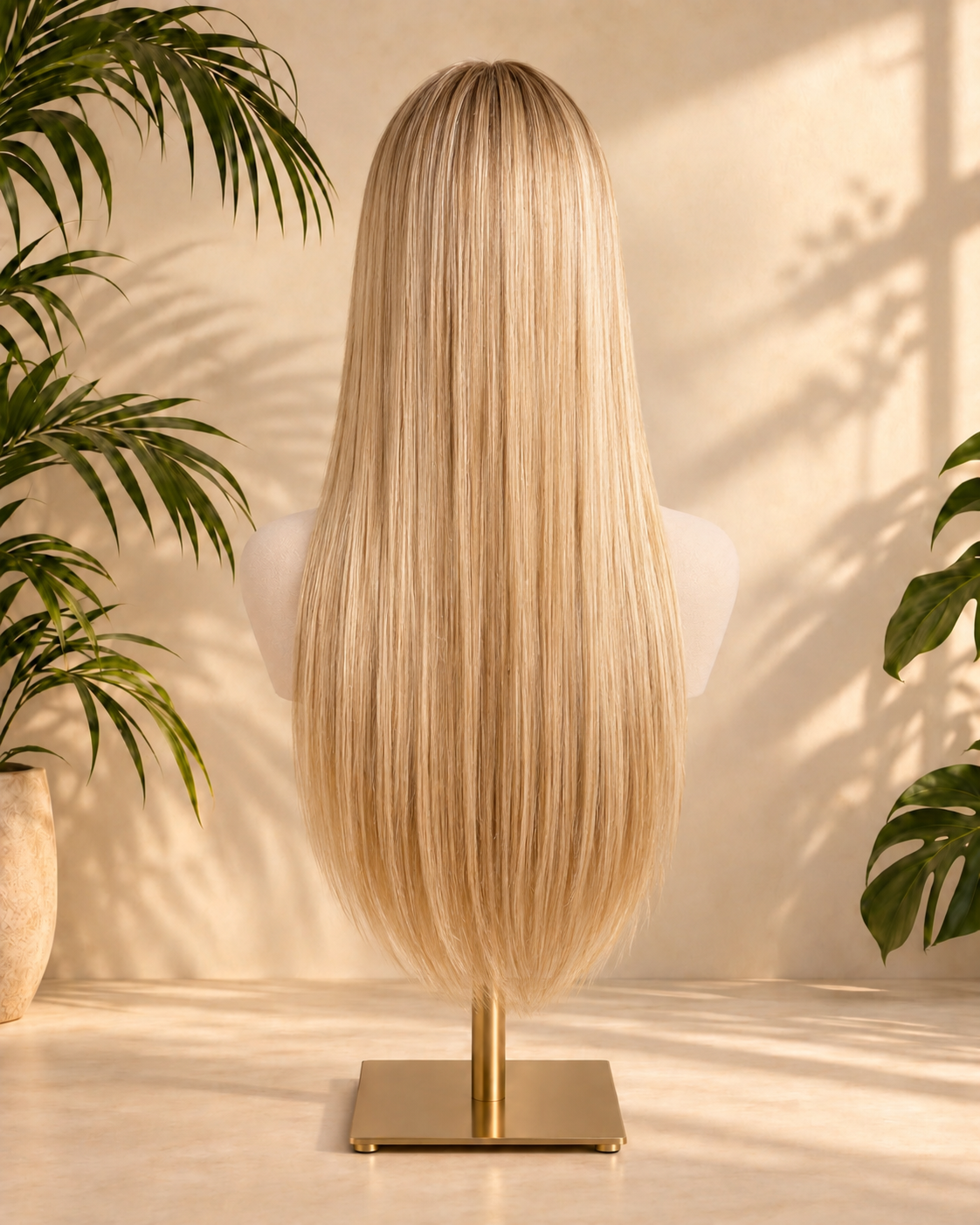 Aurora HD Lace Straight Golden Beige Blonde 100% Human Hair Wig