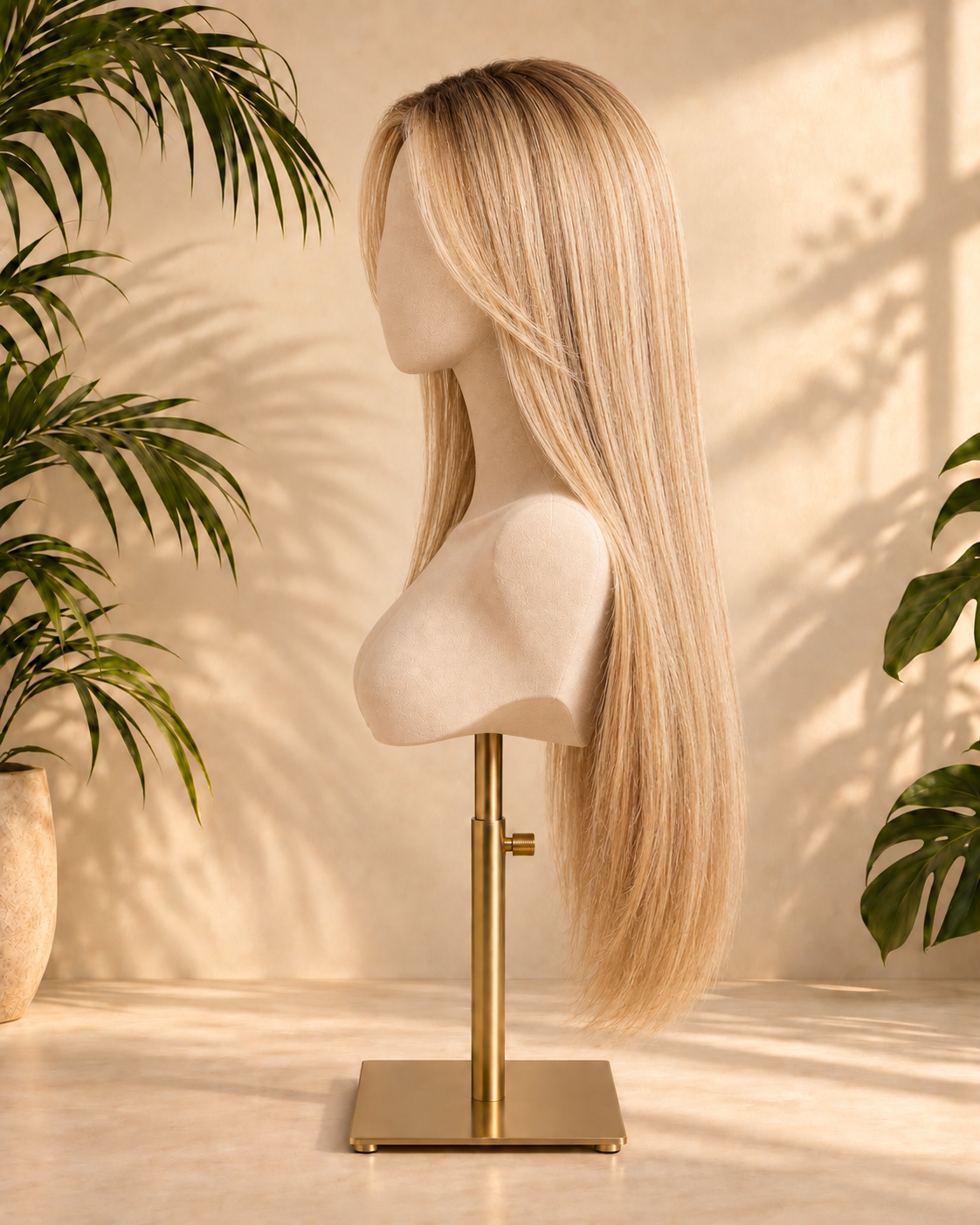 Aurora HD Lace Straight Golden Beige Blonde 100% Human Hair Wig