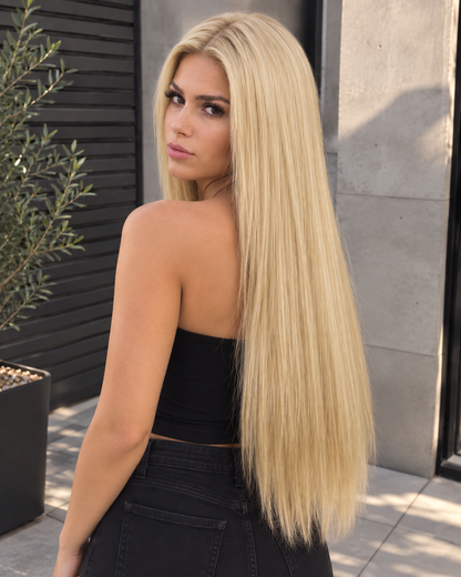Aurora HD Lace Straight Pale Blonde 100% Human Hair Wig