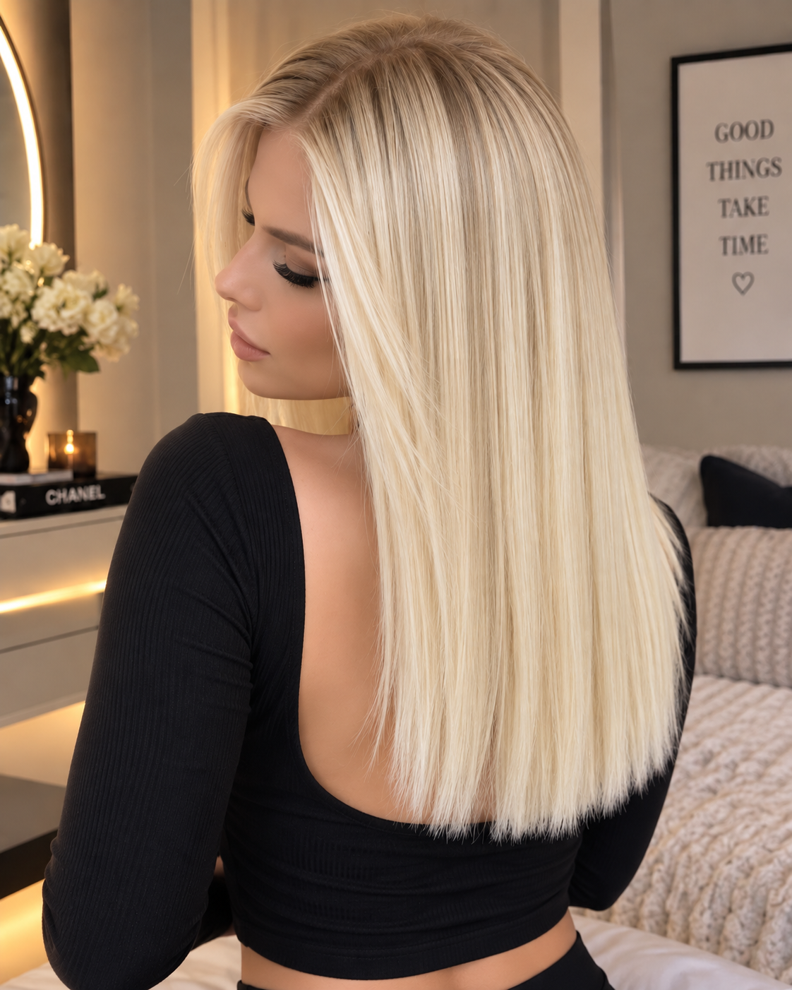 Aurora HD Lace Glueless Short Blonde 100% Human Hair Wig