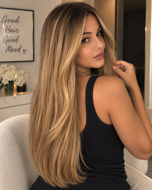 Aurora HD Lace Glueless Soft Wave Highlight 100% Human Hair Wig