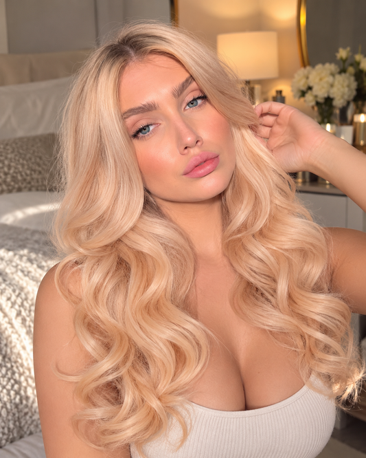 Aurora Front Lace Loose Waves Blonde 100% Human Hair Wig