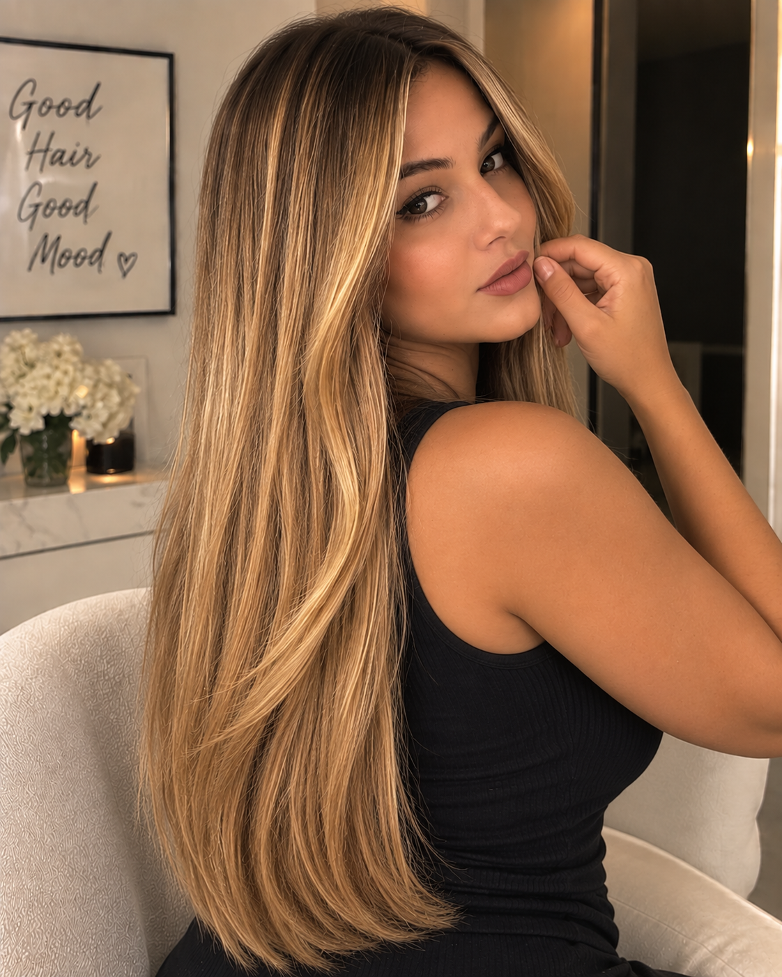 Aurora HD Lace Glueless Soft Wave Highlight 100% Human Hair Wig